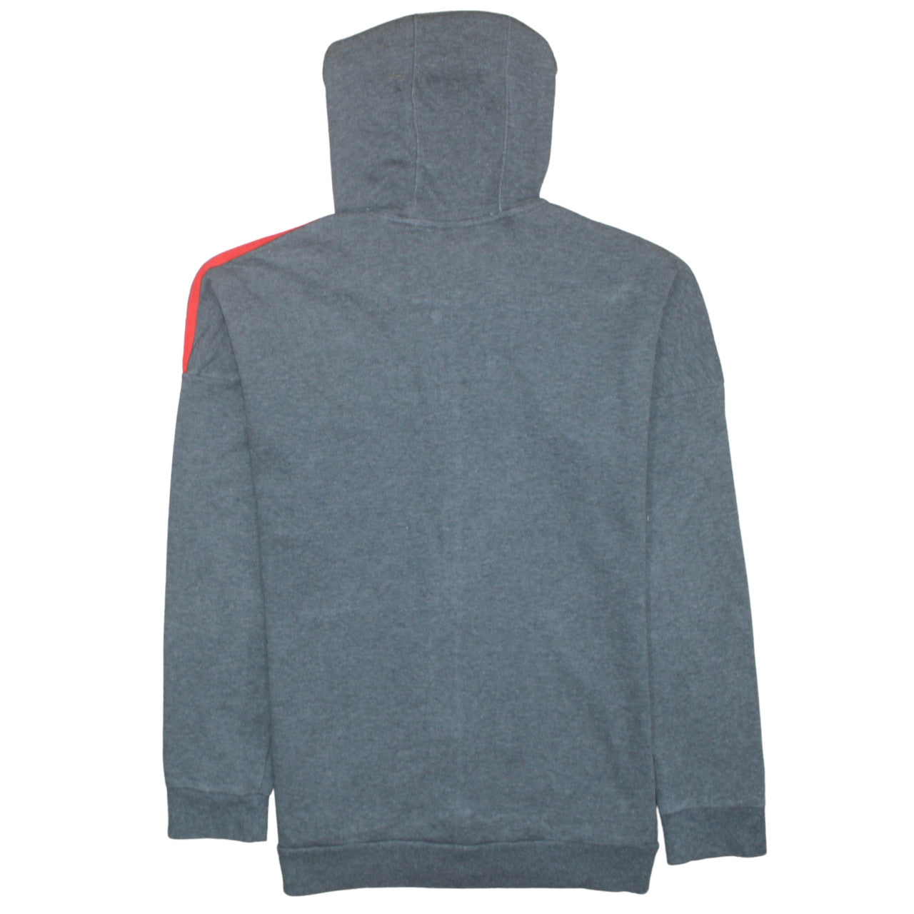 adidas Boys Grey Full Zip Hoodie 10-11 Years Sports Hooded Sweatshirt