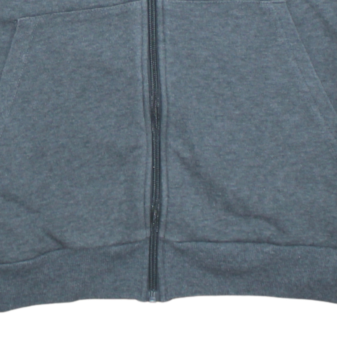 adidas Boys Grey Full Zip Hoodie 10-11 Years Sports Hooded Sweatshirt