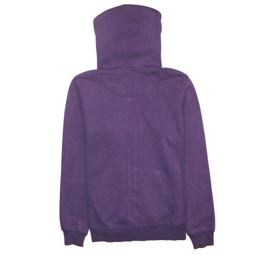 Nike Women Purple Full Zip Hoodie Sweatshirt L Athletic Dept