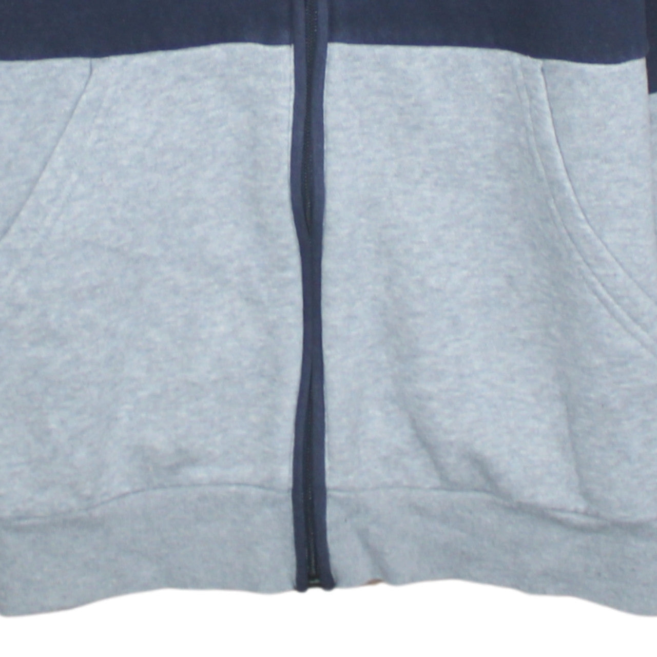 Adidas Boys Blue & Grey Full Zip Hoodie 13-14 Years Sports Fleece