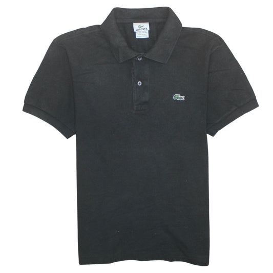 Lacoste Men's Black Cotton Polo Shirt Size M Classic Logo