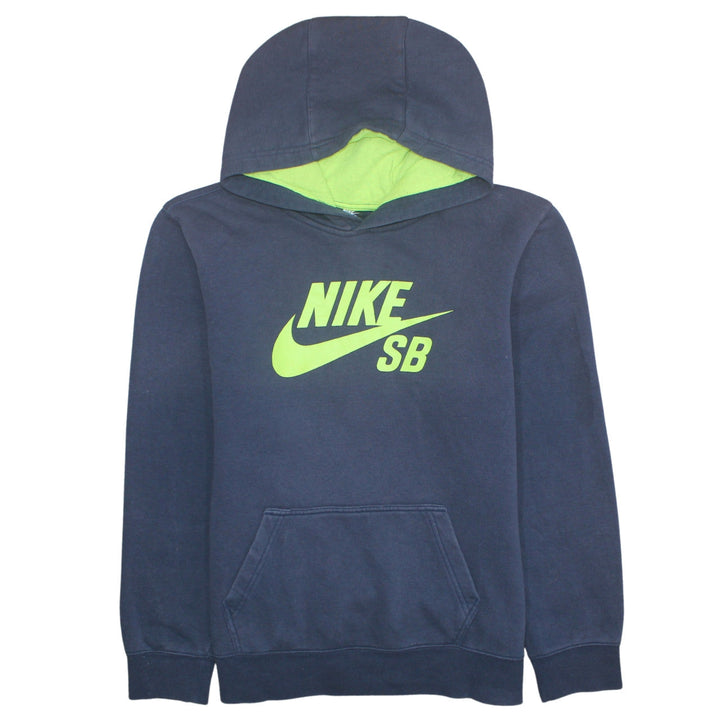 Nike SB Boys Navy Blue Hoodie XL 13-15 Years Pullover Fleece Sweatshirt