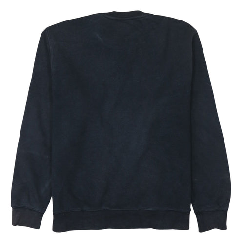 Nike Men's Black Crew Neck Fleece Sweatshirt Size L Regular Fit