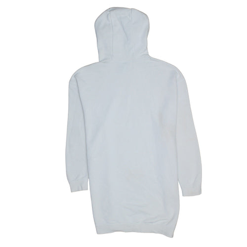 Nike Women Light Blue Long Sleeve Hooded Pullover Hoodie Dress Size S