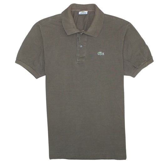 Lacoste Men’s Brown Short Sleeve Polo Shirt Size L 100% Cotton