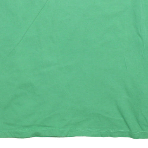 Tommy Hilfiger Boys Green Logo Short Sleeve Cotton T-Shirt Size 16 Years