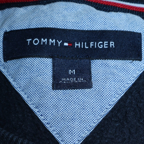Tommy Hilfiger Men's Navy Blue Crew Neck Cotton Sweatshirt M