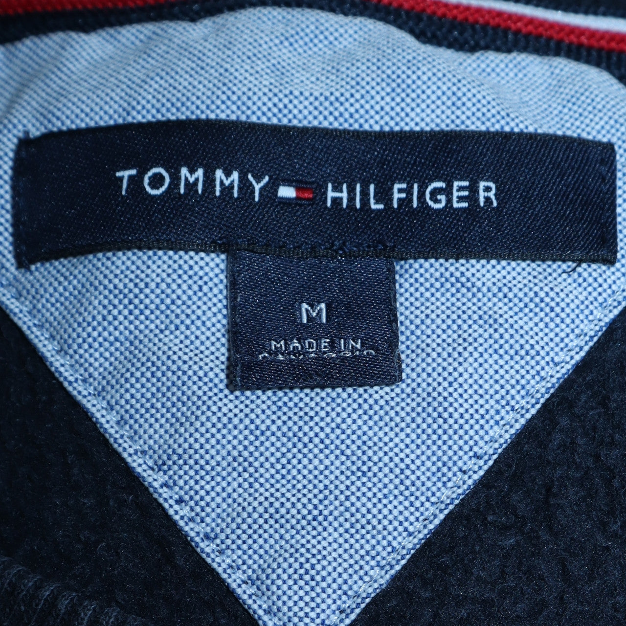 Tommy Hilfiger Men's Navy Blue Crew Neck Cotton Sweatshirt M