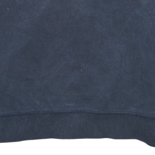 Tommy Hilfiger Men's Navy Blue Crew Neck Cotton Sweatshirt M