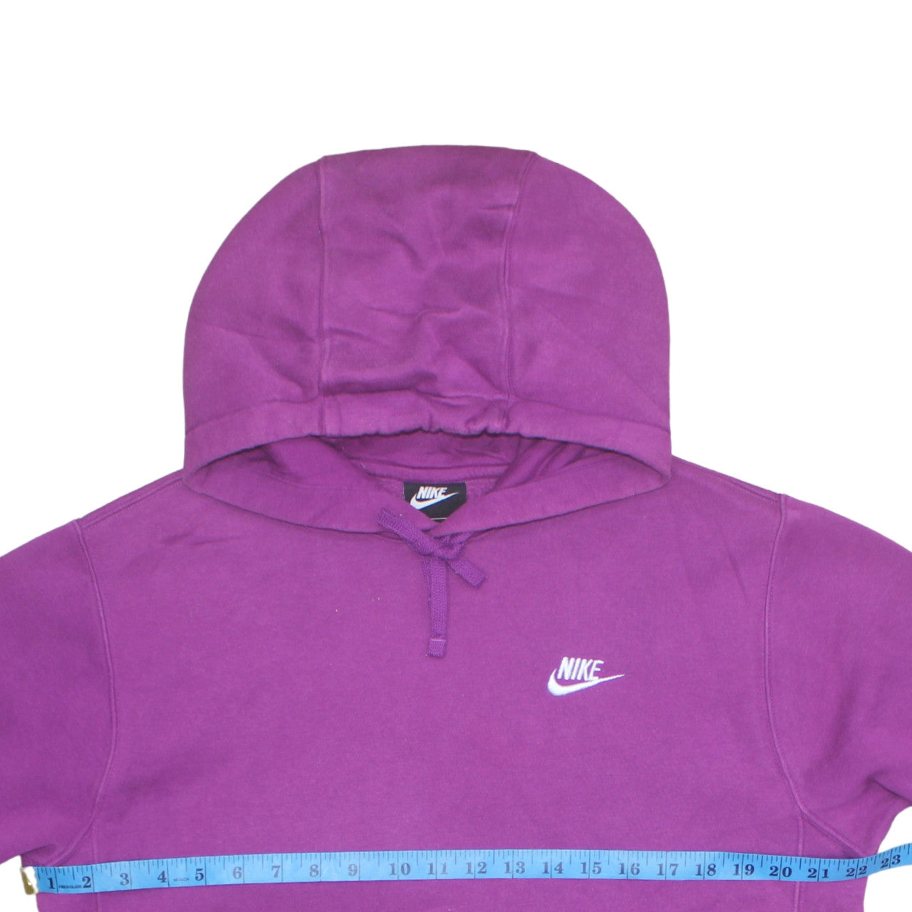Nike Women's Purple Pullover Hoodie Small Cotton Blend