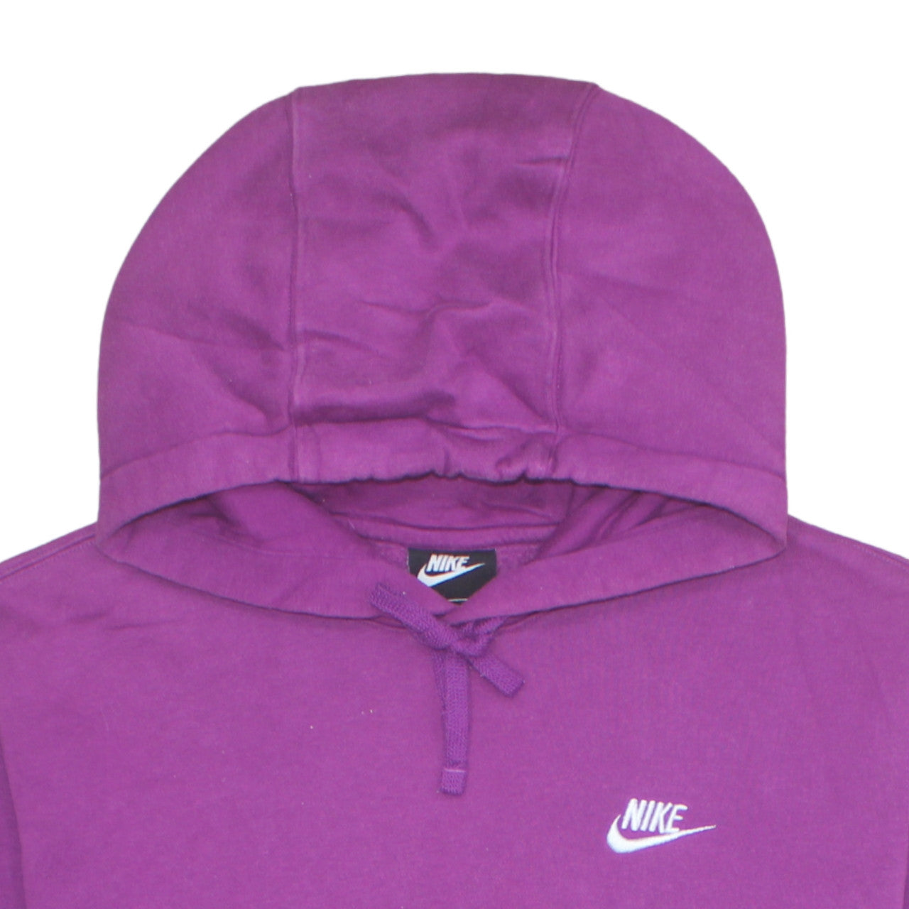 Nike Women's Purple Pullover Hoodie Small Cotton Blend