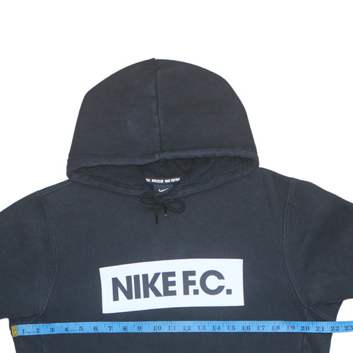 Nike Men's Black Large Pullover Hoodie Fleece Logo Sweatshirt