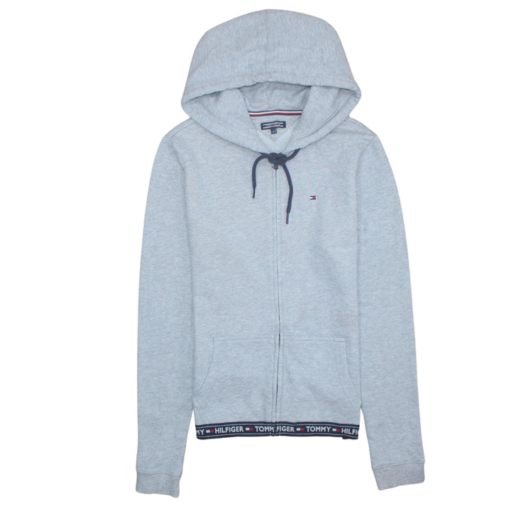 Tommy Hilfiger Men's Grey Full Zip Hoodie Small Regular Fit