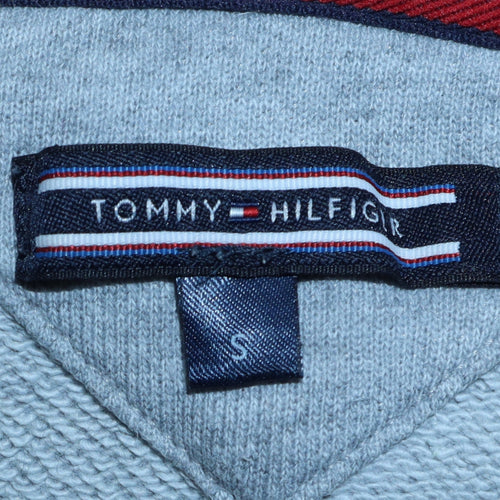 Tommy Hilfiger Men's Grey Full Zip Hoodie Small Regular Fit