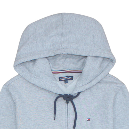 Tommy Hilfiger Men's Grey Full Zip Hoodie Small Regular Fit