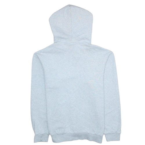 Adidas Men's Grey Pullover Hoodie S Sports Graphic Fleece