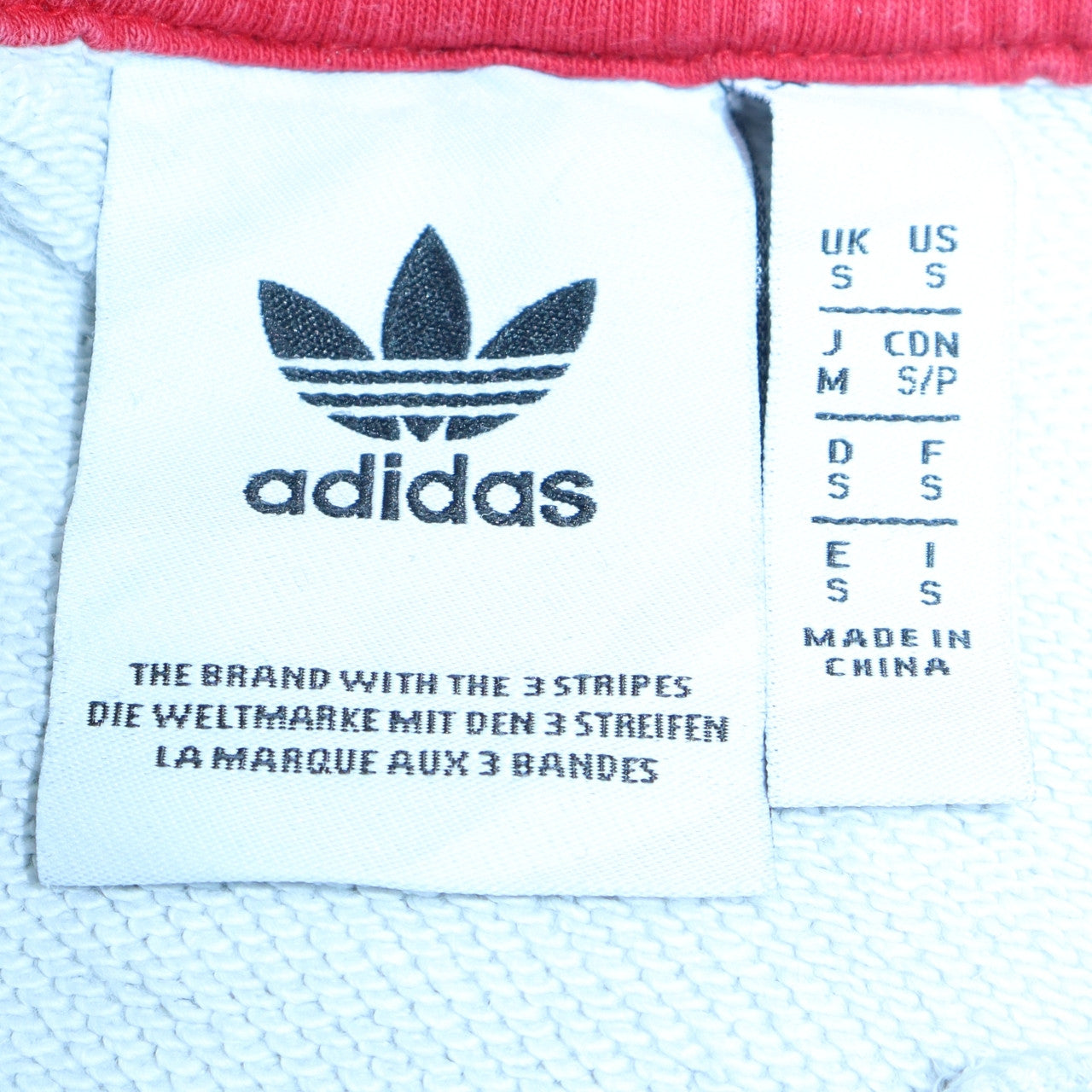 Adidas Men's Grey Pullover Hoodie S Sports Graphic Fleece