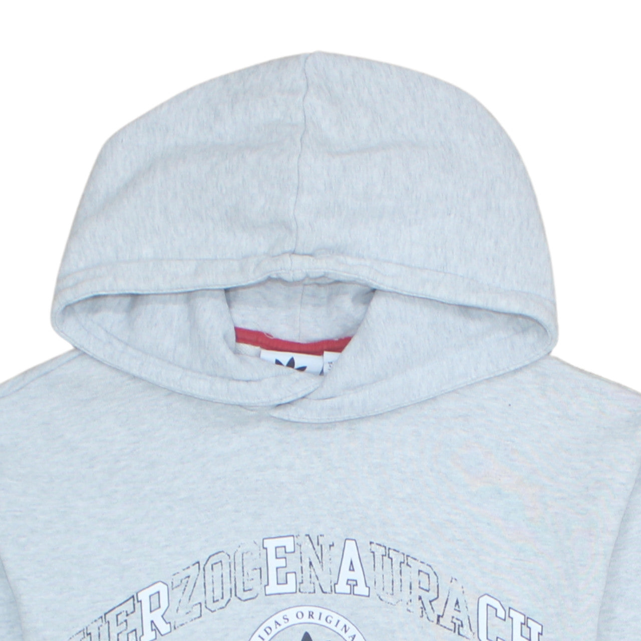 Adidas Men's Grey Pullover Hoodie S Sports Graphic Fleece