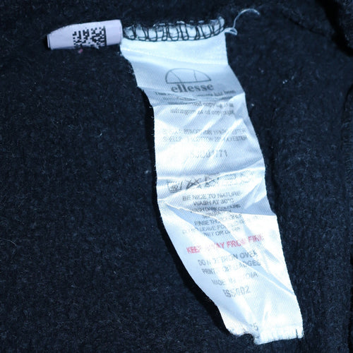 Ellesse Womens Black Grey Colourblock Sweatshirt Size 6