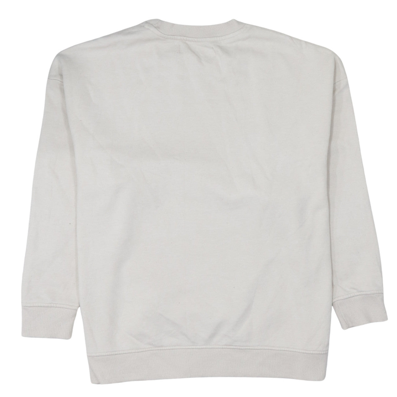 Primark Women Beige Graphic Print Sweatshirt Size M 12-14 The Kiss Art Top