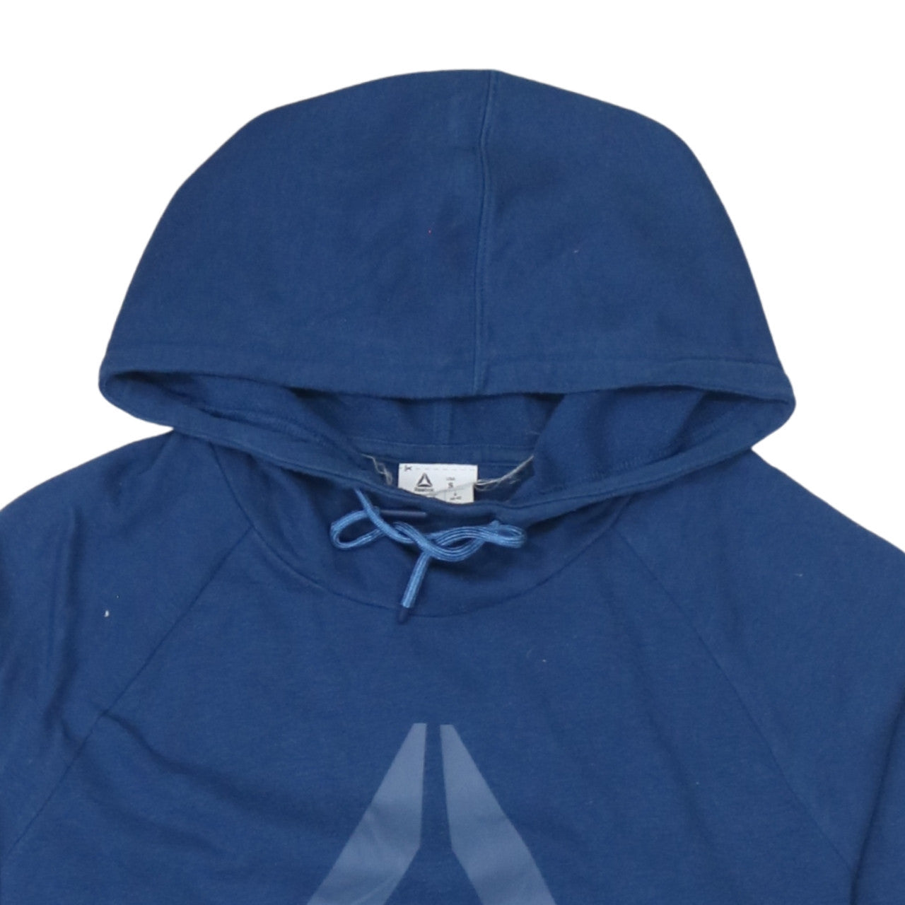 Reebok Women's Blue Pullover Hoodie Small Speedwick Cotton Blend