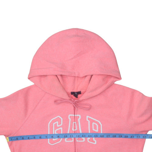 GAP Women Pink Full Zip Hoodie XL Cotton Blend Casual Sweatshirt