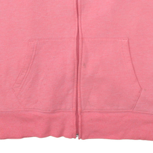 GAP Women Pink Full Zip Hoodie XL Cotton Blend Casual Sweatshirt