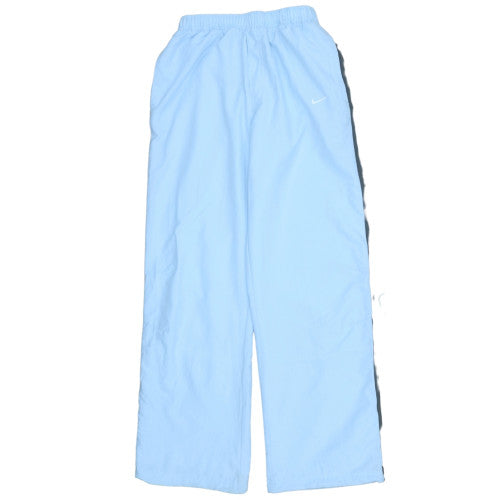 Nike Boys Blue Track Pants Size 12-13 Years Elastic Waist Polyester