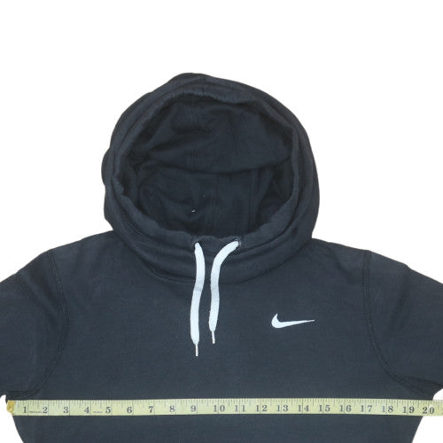 Nike Womens Black Pullover Hoodie Size S Cotton Blend Sports Casual