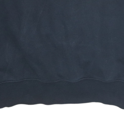 Champion Mens Black Large Crew Neck Pullover Sweatshirt