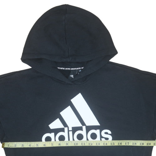 Adidas Womens Black Size M Pullover Hoodie Sweatshirt