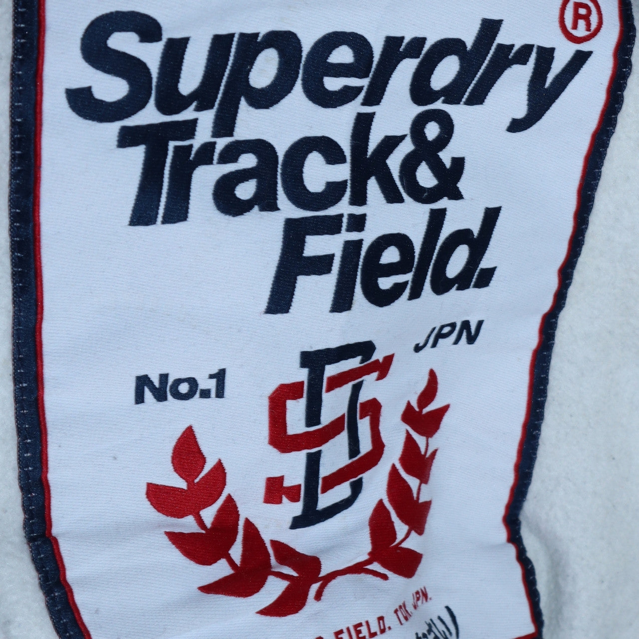 Superdry Men's Grey Full Zip Athletic Sweatshirt Size M