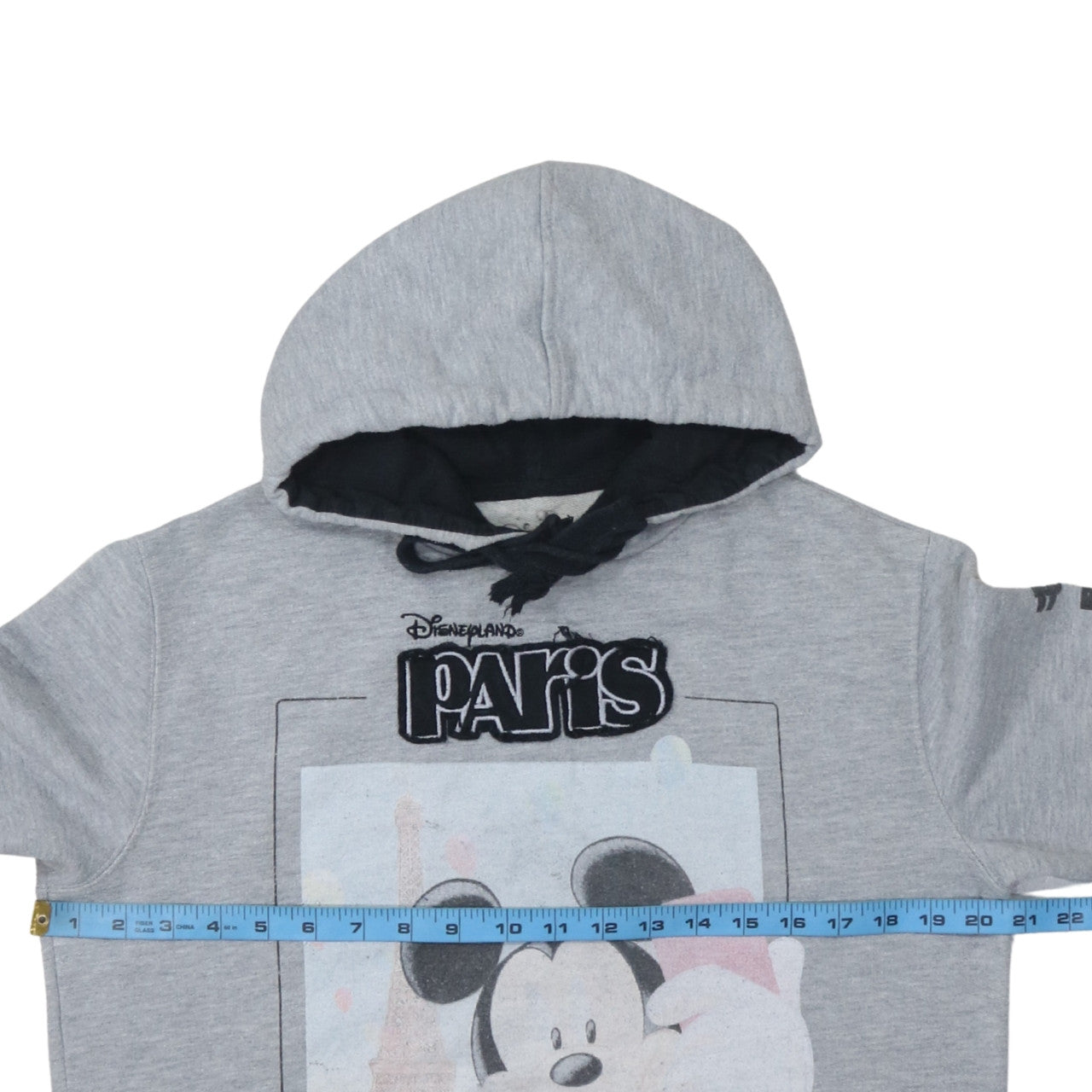 Disneyland Paris Women Grey Mickey Mouse Pullover Hoodie Size M