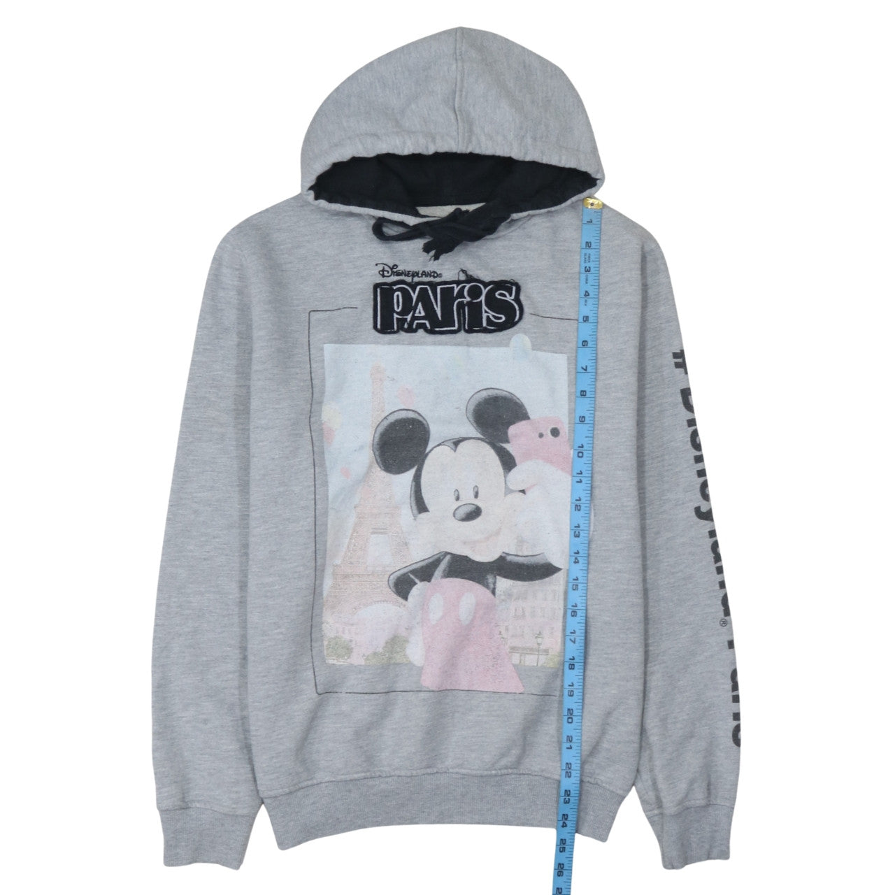 Disneyland Paris Women Grey Mickey Mouse Pullover Hoodie Size M