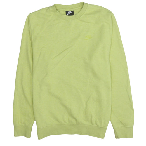 Nike Women's Green Pullover Sweatshirt Size S Casual Crew Neck