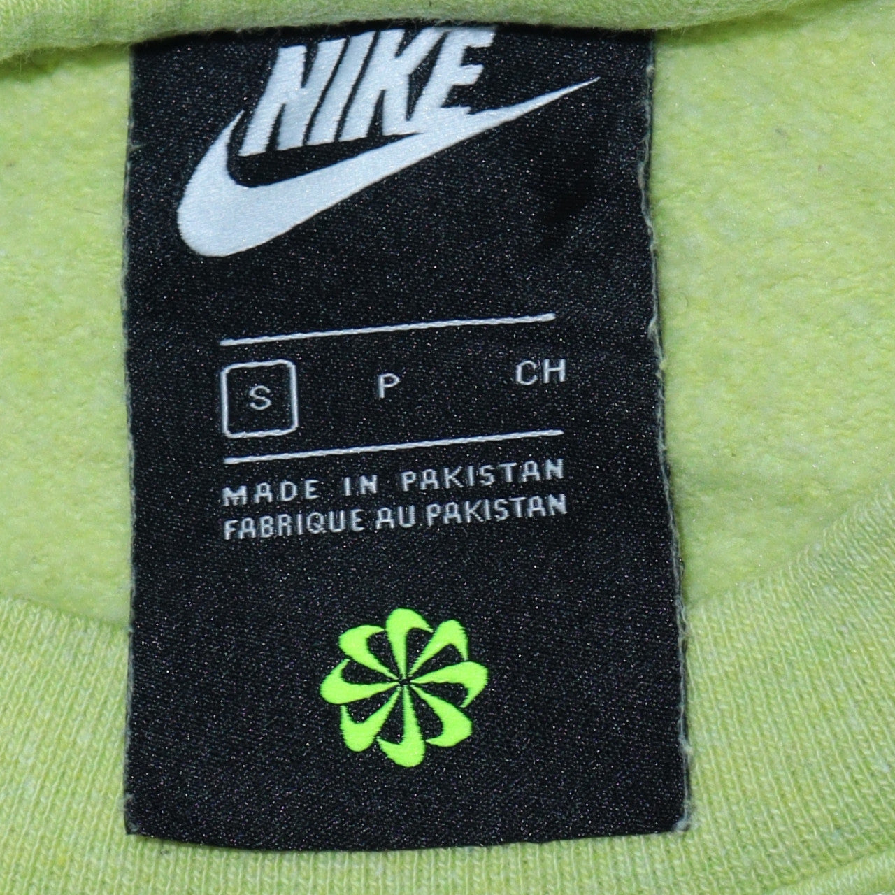 Nike Women's Green Pullover Sweatshirt Size S Casual Crew Neck