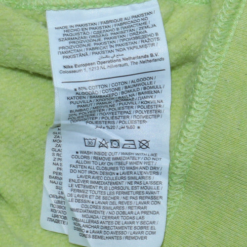 Nike Women's Green Pullover Sweatshirt Size S Casual Crew Neck