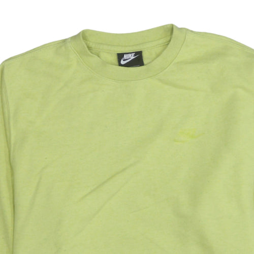 Nike Women's Green Pullover Sweatshirt Size S Casual Crew Neck