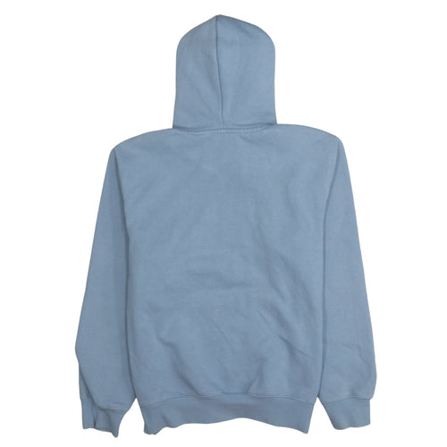 Carhartt Men's Blue Pullover Hoodie S Embroidered Logo Fleece