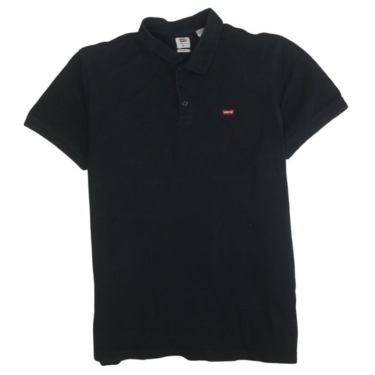 Levi's Men's Black Classic Cotton Polo Shirt XL