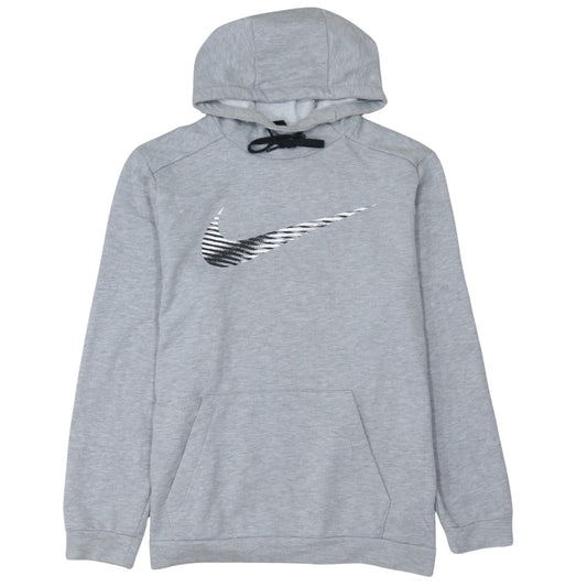 Nike Men's Grey Dri-FIT Pullover Hoodie Medium Sportswear