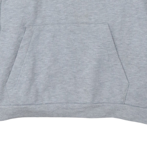 Nike Men's Grey Dri-FIT Pullover Hoodie Medium Sportswear