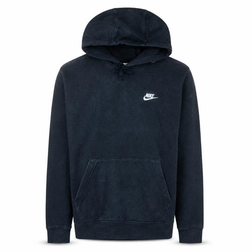 Nike Men's Black Pullover Hoodie Small Logo Sportswear Fleece