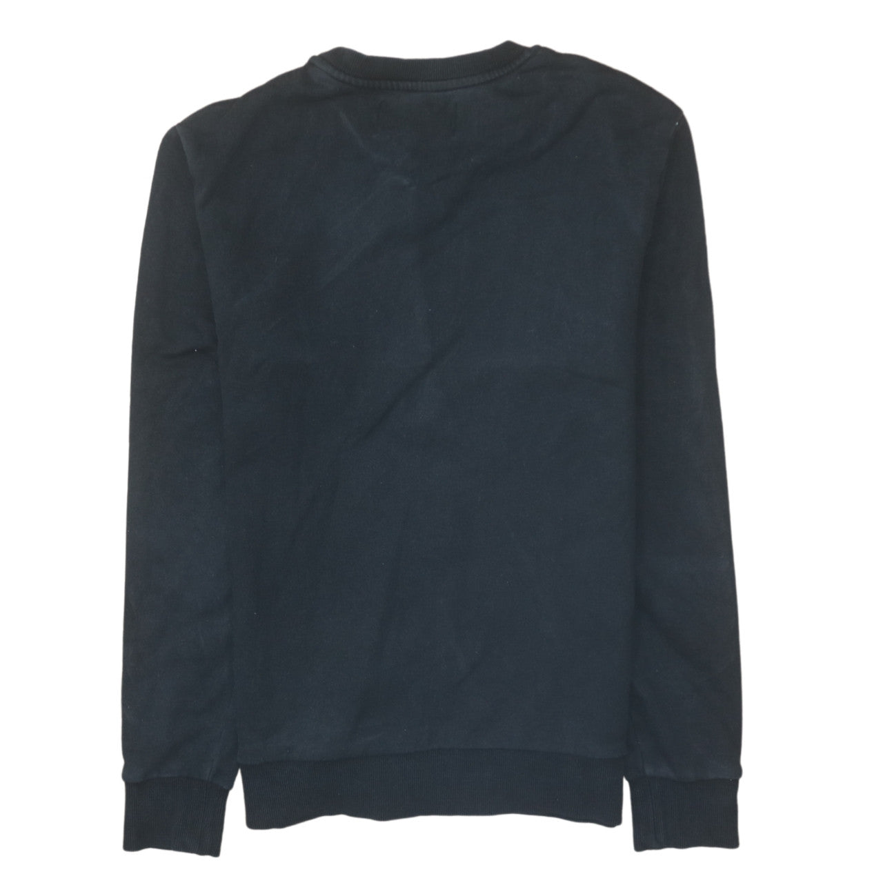 Calvin Klein Jeans Men's Black Regular Fit Cotton Sweatshirt S