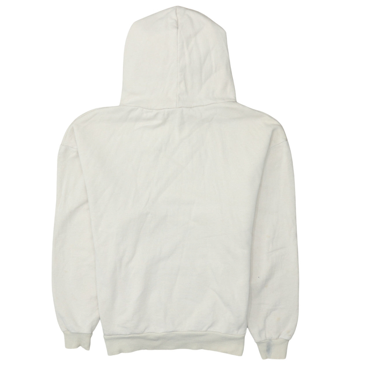 Subdued Womens White Graphic Print Pullover Hoodie XS