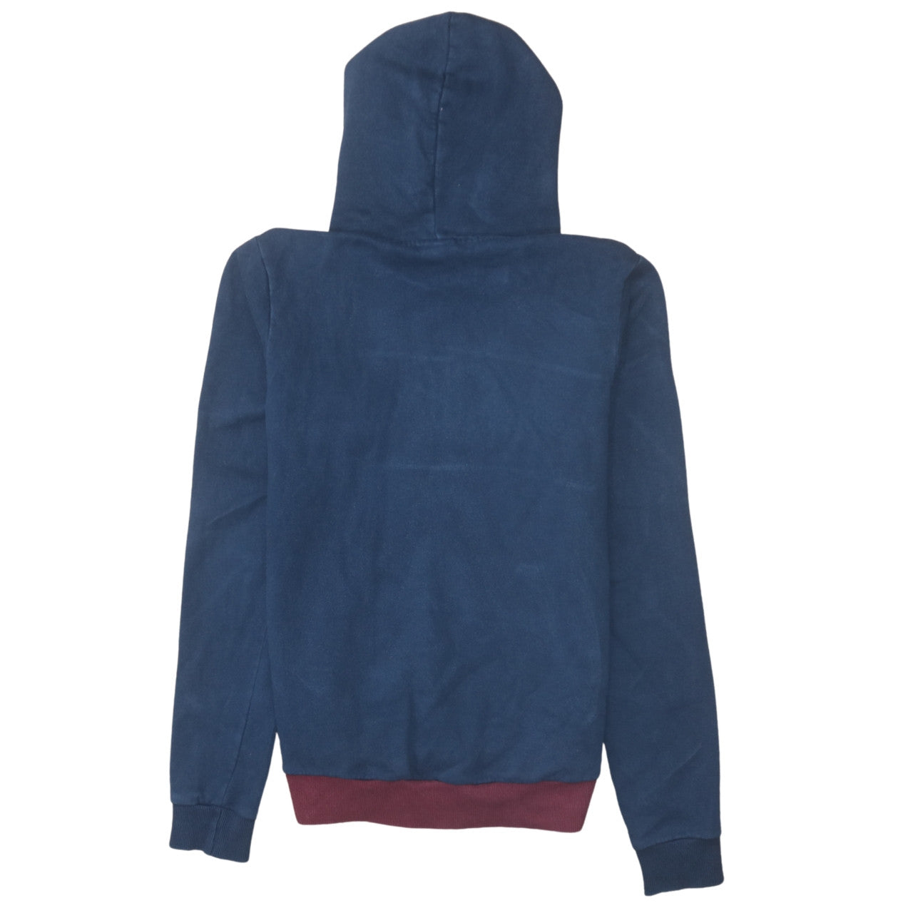 Ellesse Womens Navy Burgundy Colourblock Hoodie Size 10 Pullover