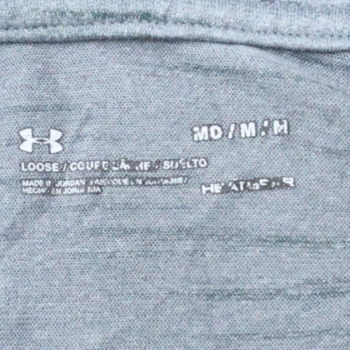 Under Armour Men's Blue 1/4 Zip Pullover Sweatshirt Medium Loose Fit