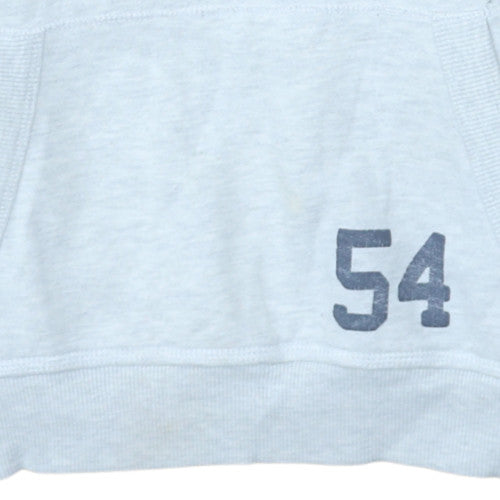 Superdry Men's Grey Pullover Hoodie Medium Athletic Logo Fleece