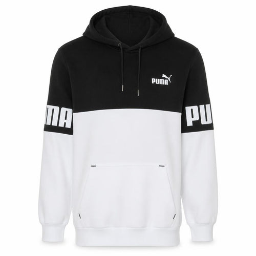 Puma Mens Black Pullover Hoodie L Sports Graphic Fleece