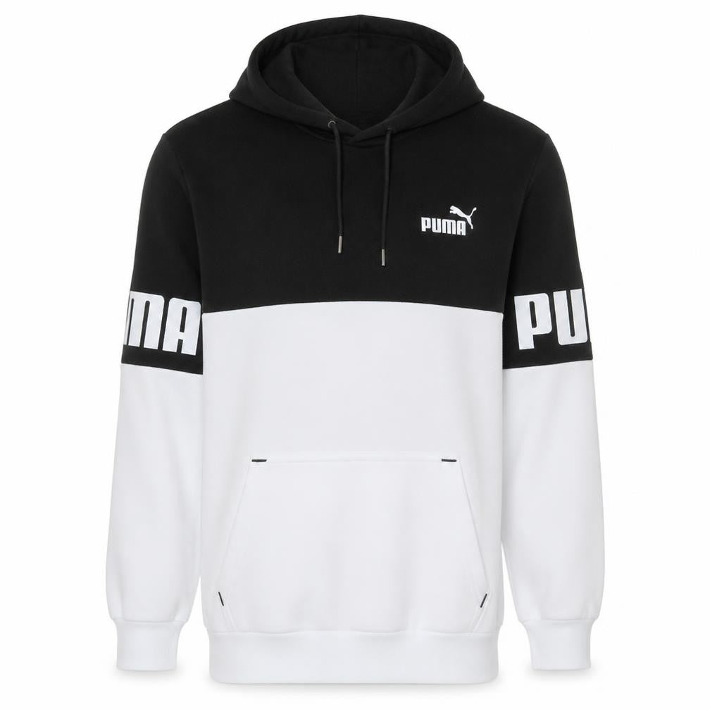 Puma Mens Black Pullover Hoodie L Sports Graphic Fleece
